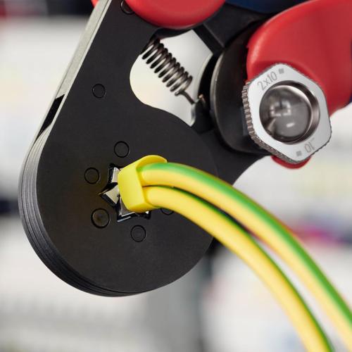 Knipex Self-Adjusting Crimping Pliers for Wire Ferrules with Lateral Access 180mm 97 53 14